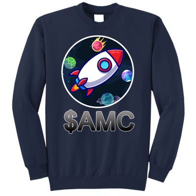 AMC Go To The Moon Rocket Ship Tall Sweatshirt