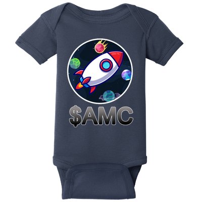 AMC Go To The Moon Rocket Ship Baby Bodysuit