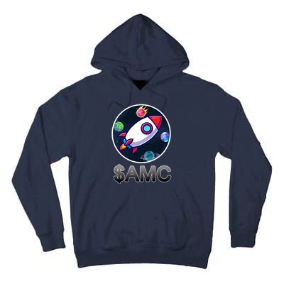 AMC Go To The Moon Rocket Ship Tall Hoodie