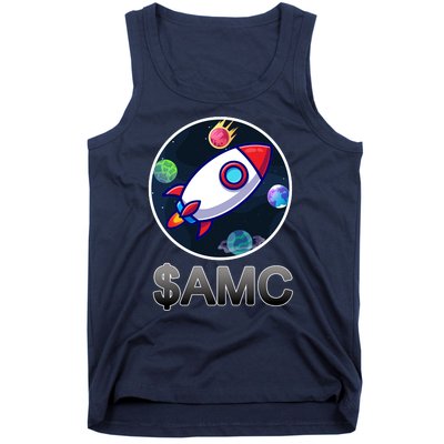 AMC Go To The Moon Rocket Ship Tank Top