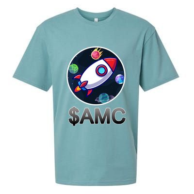 AMC Go To The Moon Rocket Ship Sueded Cloud Jersey T-Shirt