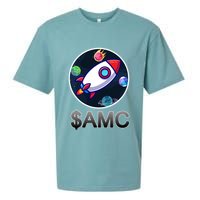 AMC Go To The Moon Rocket Ship Sueded Cloud Jersey T-Shirt