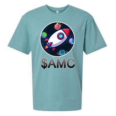 AMC Go To The Moon Rocket Ship Sueded Cloud Jersey T-Shirt