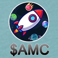 AMC Go To The Moon Rocket Ship Sueded Cloud Jersey T-Shirt
