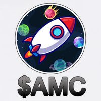 AMC Go To The Moon Rocket Ship Garment-Dyed Sweatshirt
