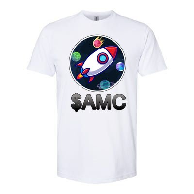 AMC Go To The Moon Rocket Ship Softstyle® CVC T-Shirt