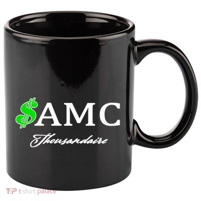 AMC Stocks Symbol Thousandaire  11oz C Handle Ceramic Mug