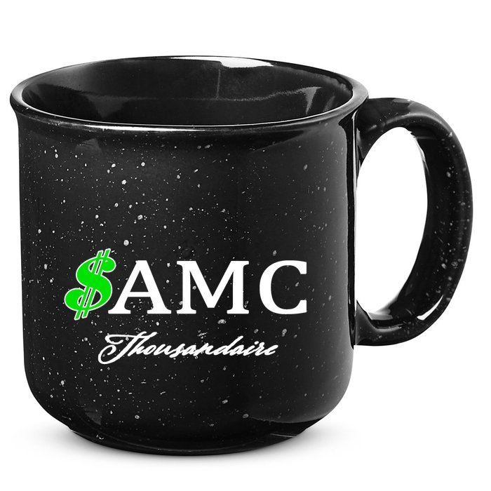 AMC Stocks Symbol Thousandaire  15oz Campfire Ceramic Mug