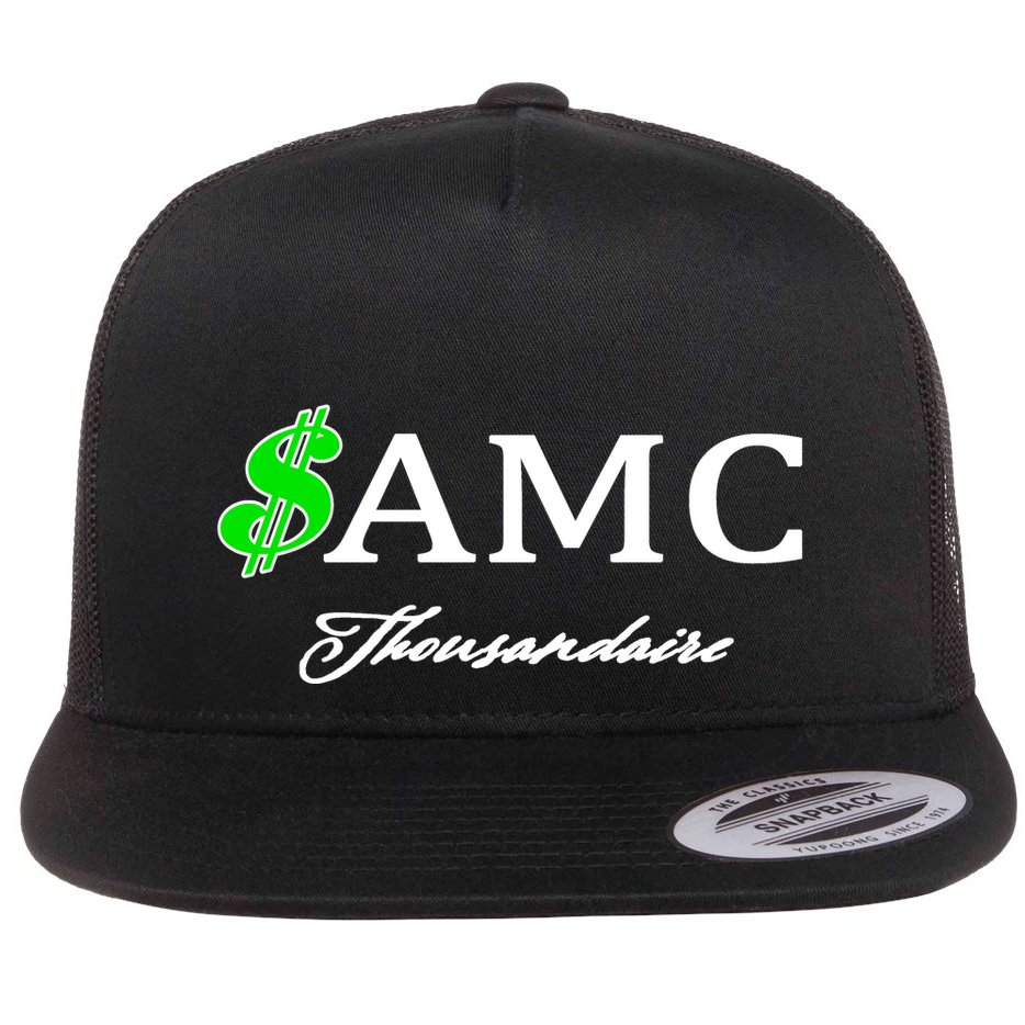 AMC Stocks Symbol Thousandaire  Flat Bill Trucker Hat
