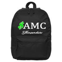 AMC Stocks Symbol Thousandaire  16 in Basic Backpack