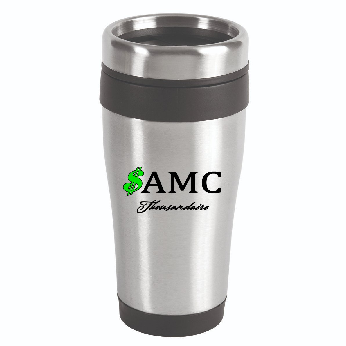 AMC Stocks Symbol Thousandaire  16oz Travel Tumbler