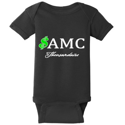 AMC Stocks Symbol Thousandaire  Baby Bodysuit