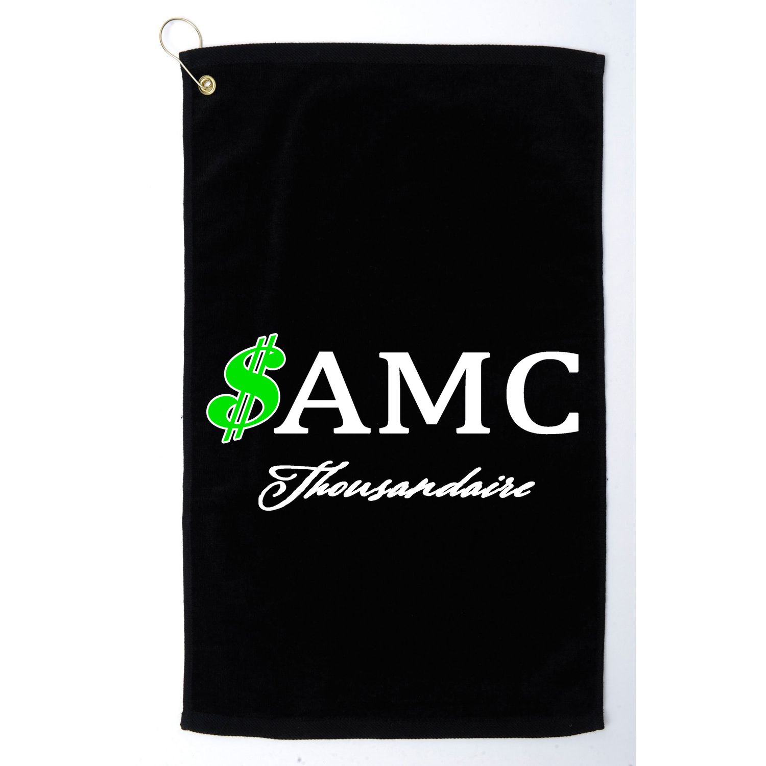AMC Stocks Symbol Thousandaire  Golf Towel