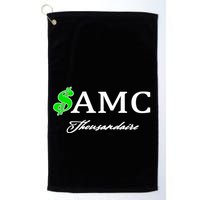 AMC Stocks Symbol Thousandaire  Golf Towel