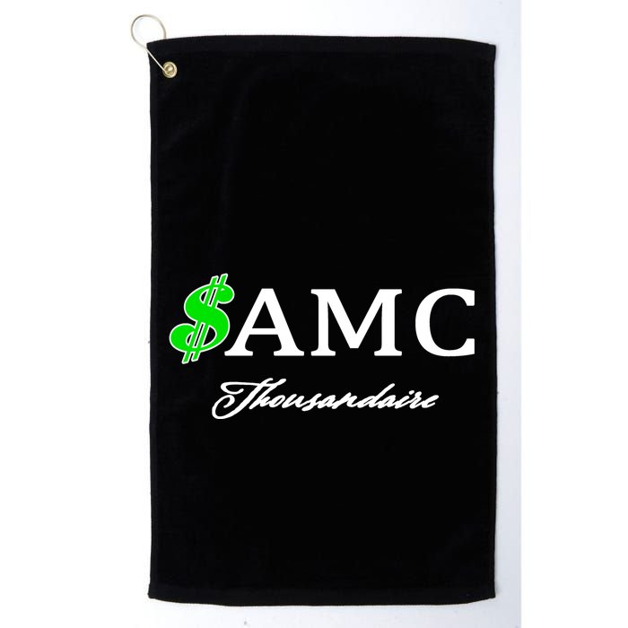 AMC Stocks Symbol Thousandaire  Golf Towel