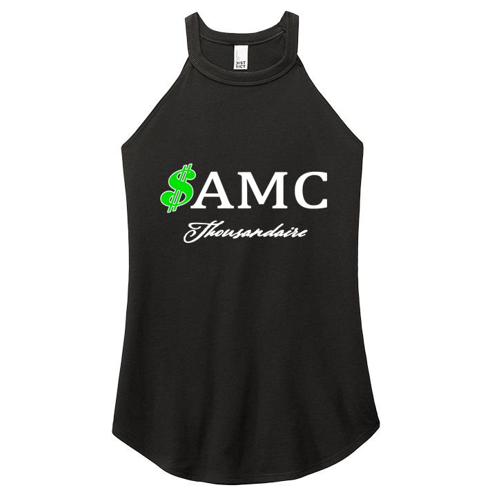 AMC Stocks Symbol Thousandaire  Women's Perfect Tri Rocker Tank