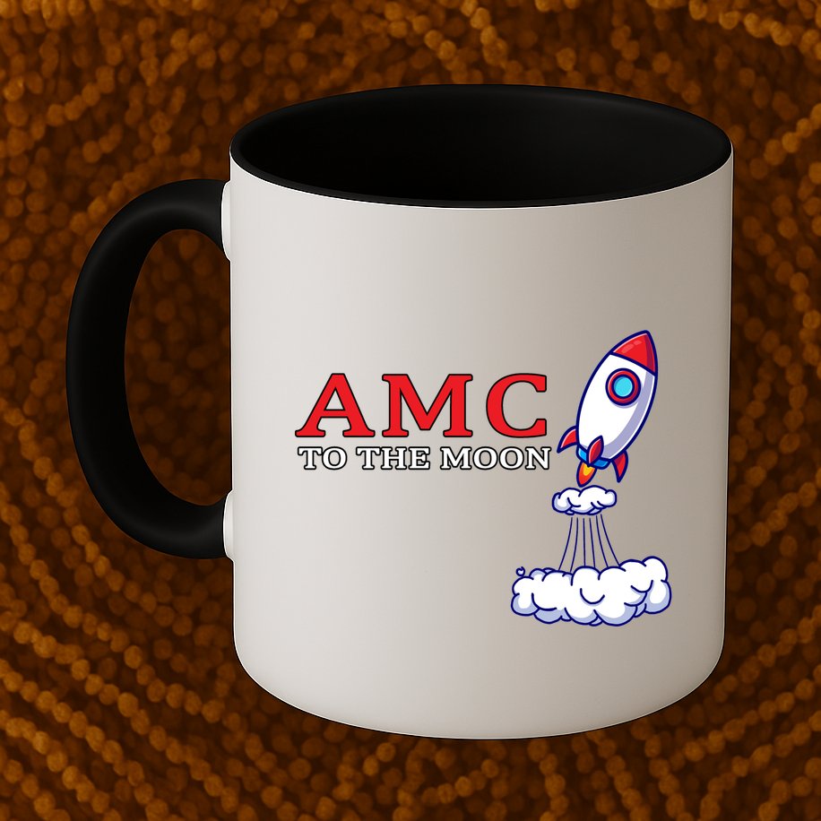 AMC Stocks To The Moon Wall Street Mug