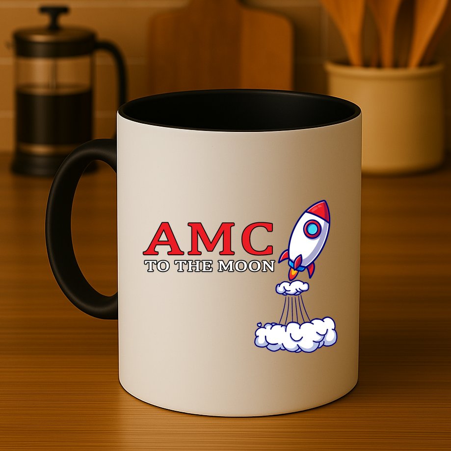 AMC Stocks To The Moon Wall Street Mug
