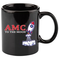 AMC Stocks To The Moon Wall Street 11oz C Handle Ceramic Mug