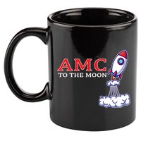 AMC Stocks To The Moon Wall Street 11oz C Handle Ceramic Mug