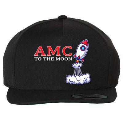 AMC Stocks To The Moon Wall Street Wool Snapback Cap