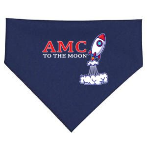 AMC Stocks To The Moon Wall Street USA-Made Doggie Bandana