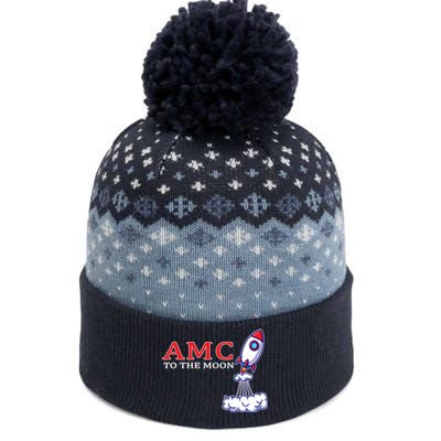 AMC Stocks To The Moon Wall Street The Baniff Cuffed Pom Beanie