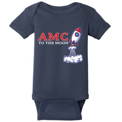 AMC Stocks To The Moon Wall Street Baby Bodysuit
