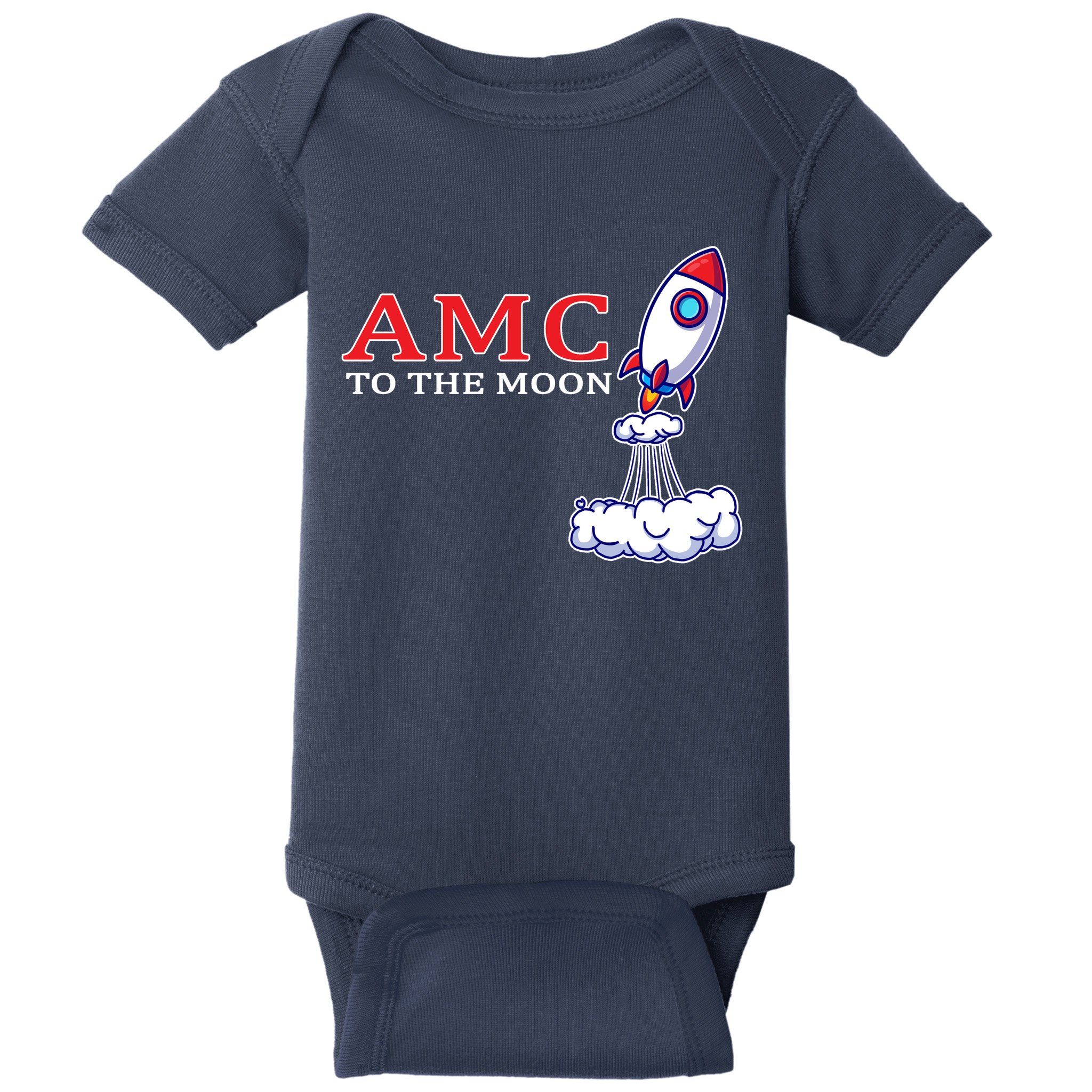 AMC Stocks To The Moon Wall Street Baby Bodysuit