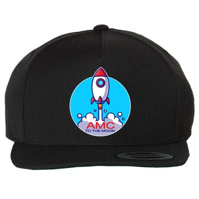 AMC To The Moon Wool Snapback Cap