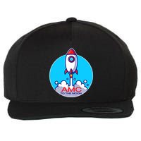 AMC To The Moon Wool Snapback Cap