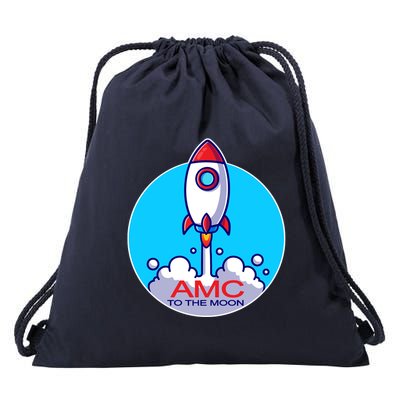 AMC To The Moon Drawstring Bag