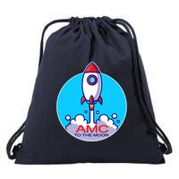 AMC To The Moon Drawstring Bag