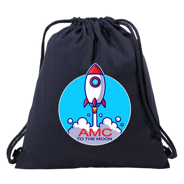 AMC To The Moon Drawstring Bag