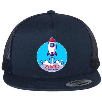 AMC To The Moon Flat Bill Trucker Hat
