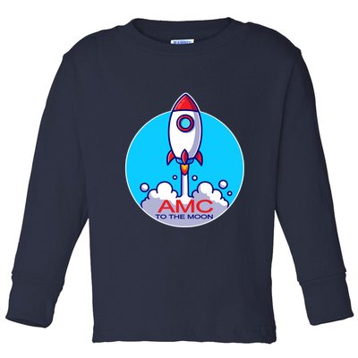 AMC To The Moon Toddler Long Sleeve Shirt