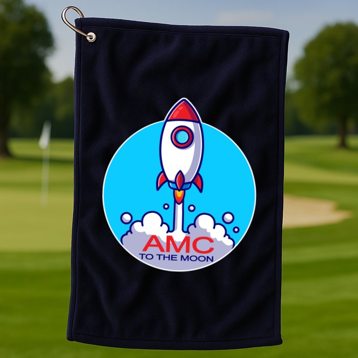 AMC To The Moon Golf Towel
