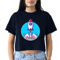 AMC To The Moon Crop Top