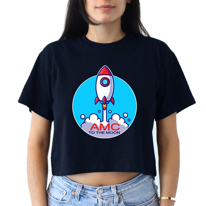 AMC To The Moon Crop Top