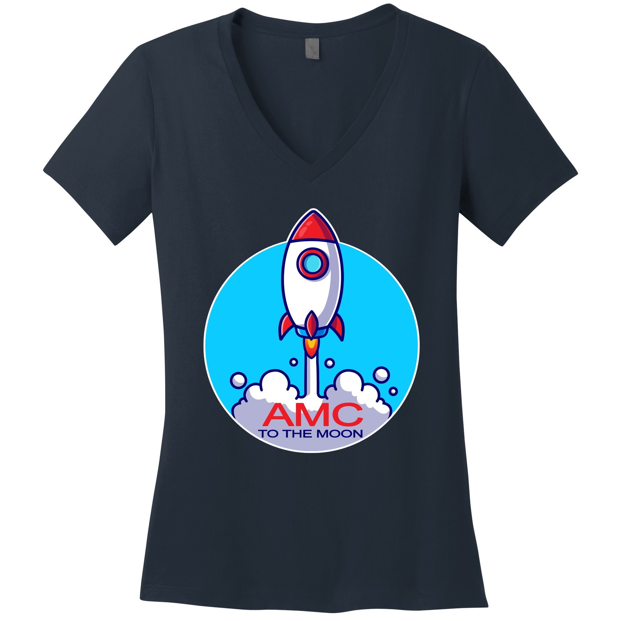 AMC To The Moon Women's V-Neck T-Shirt