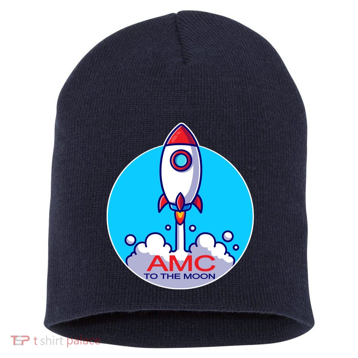 AMC To The Moon Short Acrylic Beanie