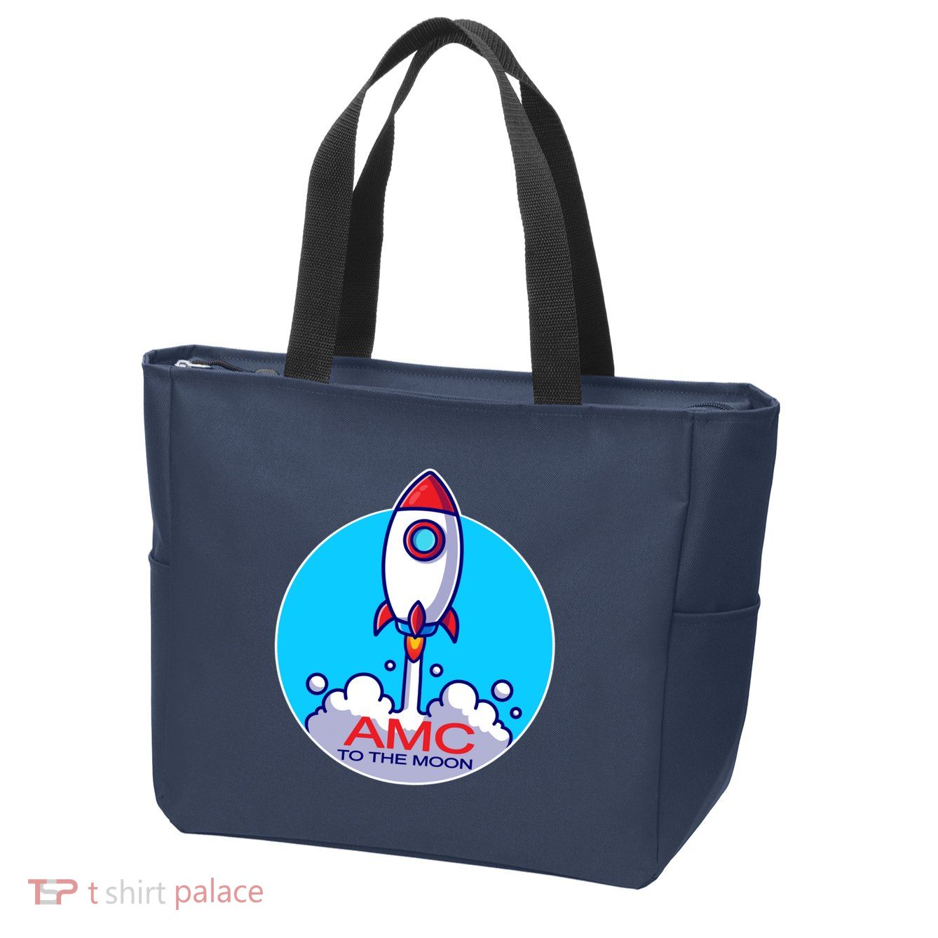AMC To The Moon Zip Tote Bag