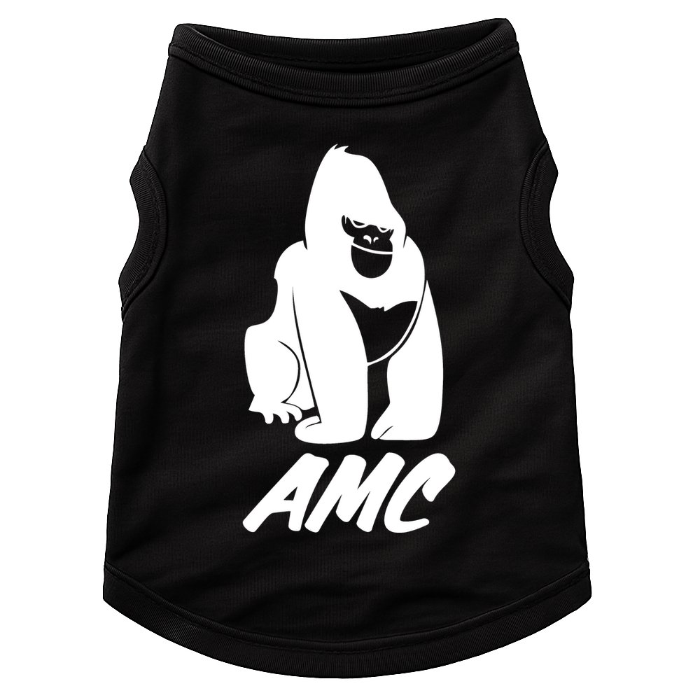 AMC To The Moon Apes Of Wall Street Doggie Tank
