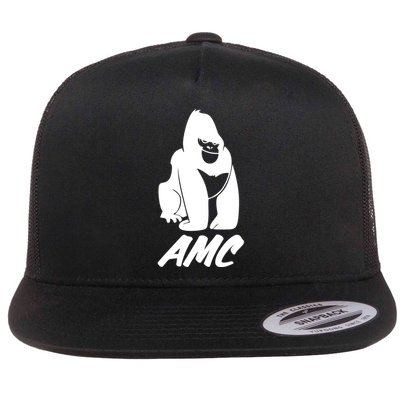 AMC To The Moon Apes Of Wall Street Flatbill Hat