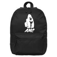 AMC To The Moon Apes Of Wall Street 16 in Basic Backpack