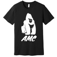 AMC To The Moon Apes Of Wall Street Premium T-Shirt