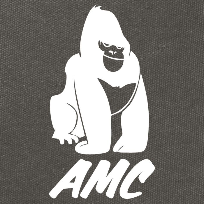 AMC To The Moon Apes Of Wall Street Cotton Canvas Backpack