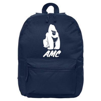 AMC To The Moon Apes Of Wall Street 16 in Basic Backpack