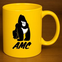AMC To The Moon Apes Of Wall Street 11oz C Handle Ceramic Mug