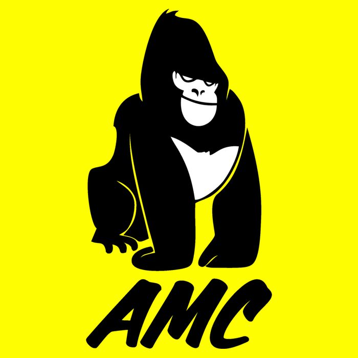 AMC To The Moon Apes Of Wall Street Women's V-Neck T-Shirt
